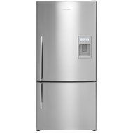 Fisher Paykel E522BRXU 17.6 cu ft Bottom-Freezer Refrigerator - Stainless Ice &amp; Water Right Hinge