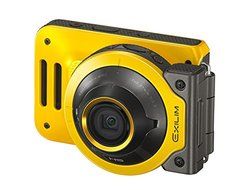 CASIO EXILIM EX-FR100 (Yellow) Digital Camera with 10.2 MP with 3.0-Inch LCD International Version (No Warranty... N4