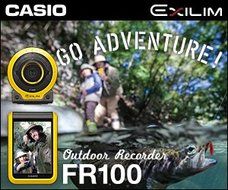 CASIO EXILIM EX-FR100 (Yellow) Digital Camera with 10.2 MP with 3.0-Inch LCD International Version (No Warranty... N5