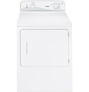 HOTPOINT GIDDS-289538 Hotpoint 6 Cu.Ft. Electric Dryer, White, 4 Cycles, Reversible Door N3