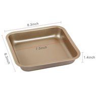 SS&amp;CC Heavy-gauge Steel 7.5 inch Square Cake Pan N4