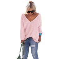 Knitted Pullover,Morecome Women Long SleeveLoose Sweater Knitwear