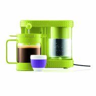 Bistro 4-Cup Electric French Press Coffeemaker, 0.5-Liter 17-Ounce, Green