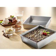 Nonstick 8-Inch Square Cake Pan comes with Americoat coating