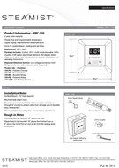 Steamist SMC-150-PC Time/Temperature Control, Polished Chrome N3