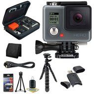 GoPro HERO Action Camera + Micro HDMI Cable + Custom GoPro Case for GoPro HERO4 and GoPro Accessories + 12-Inch...