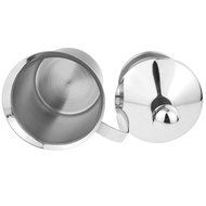 800ml Milk Frother, Marrywindix Stainless Steel Milk Frother Double Mesh Manual Milk Creamer Milk Foam (800ml...