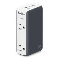 Belkin SurgePlus 6-Outlet Wall Mount Surge Protector with Dual USB Charging Ports (2.1 AMP / 10 Watt), BSV602tt N9