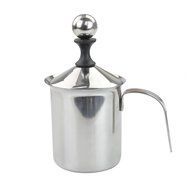 800ml Milk Frother, Marrywindix Stainless Steel Milk Frother Double Mesh Manual Milk Creamer Milk Foam (800ml... N2