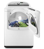 Whirlpool WGD8600YW Cabrio 7.6 Cu. Ft. White With Steam Cycle Gas Front Load Dryer N2