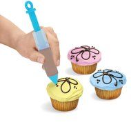 NEW DEAL| Cake Decorating Set - With 24 pcs Icing Tips| Reusable Silicone Piping Dispenser + 2 Couplers + 5 FREE...