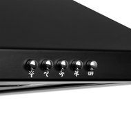 FIREBIRD 30" Wall Mount Black Stainless Steel Push Button Touch Control Kitchen Vent Cooking Fan Range Hood w/... N8