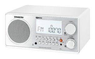 Sangean All in One AM/FM Alarm Clock Radio with Large Easy to Read Backlit LCD Display (Black) N3