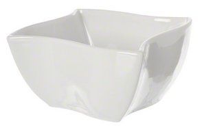 American Metalcraft SQVY5 Sqauvy Porcelain Bowl, 25-Ounce, White