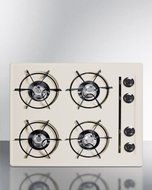 SNL03P 24" wide cooktop in bisque, with four burners and battery start ignition; replaces STL03P