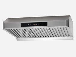 30" Europe Touch Control Baffle Filter Under Cabinet Stainless Steel Range Hood WL-0070275 N6