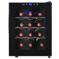 AKDY&reg; 12 Bottle Single Zone Thermoelectric Stainless Steel Freestanding Wine Cooler Cellar Chiller Refrigerator... N2