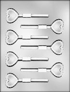 CK Products 1-1/2-Inch Heart Sucker Chocolate Mold