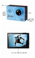 MARVUE MA50 4K Action Sports Camera Waterproof Camcorder WIFI FULL HD 1080P 60fps 16MP Underwater Digital Video... N3