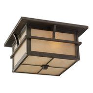 Sea Gull Lighting 78880-51 Outdoor Flush Lighting, Statuary Bronze by Sea Gull Lighting