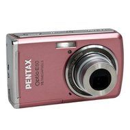 Pentax Optio E60 10.1MP Digital Camera with 3x Optical Zoom- Pink