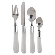 Tag 205483 Gel Flatware 16 Piece Set, Frost White