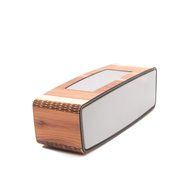 WUDN&reg; Handcrafted Portable Wooden Wireless Bluetooth Audio Speaker : Loud 10w+ Sound, 10 Hour Battery, Bass Boost+ N6
