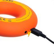 CODE Donut Premium Portable Wireless Bluetooth Speaker with NFC Tag (Orange, Dual Drivers, Built-in Speakerphone... N6