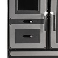 Wood Cook Stove La Nordica "Italy Silver", Wood Burning Cooking Stove N4