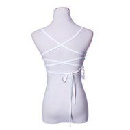 Bra Top ，Beautyvan Comfortable Fashion Women Crochet Tank Camisole Lace Vest Blouse Bralette Bra Top (L, White) N3