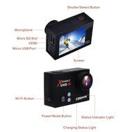 Campark UHD 4K WiFi Extreme Sport Camcorder,mini portable sports camera, Support Burst Photo, Time Lapse and Looping... N2