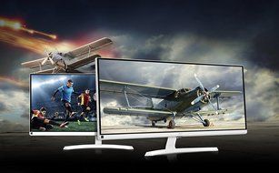 LG Electronics 34UM58W 34-Inch WQHD IPS UltraWide Cinema Display LED Monitor White Color