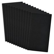 DII 100% Cotton, Machine Washable Everyday Basic Buffet Napkin, 16 x 16", Cream, Set of 12 N2