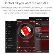 M5 AudioCast HIFI Music Receiver Airplay DLNA IOS &amp; Android Airmusic 2.4G WIFI Audio Speaker for Spotify Wireless... N6