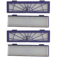 Canserin 4PC Filter + 1PC Vacuum Cleaning Robots Side Brushes Replacement for Neato Botvac 70e 75 80 85 N2