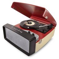Crosley CR6010A-BL 3-Speed Collegiate Portable USB-Enabled Turntable - Blue N7