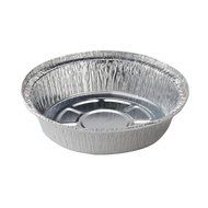 SafePro Aluminum Foil Pan, 7-Inch (Case of 250), Foil Bakeware, Round Foil Baking Pans, 7 1/8&quot;x 7 1/8&quot; x 1 1/2... N2