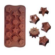 Mix Star Shaped Fondant Cake Chocolate Pan Candy Soap Silicone Mold Baking Pan Cake Mould Decoration