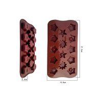 Mix Star Shaped Fondant Cake Chocolate Pan Candy Soap Silicone Mold Baking Pan Cake Mould Decoration N2