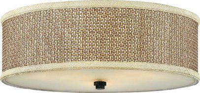 Quoizel ZE1617K Zen Large Floating Flush Mount, Tan by Quoizel