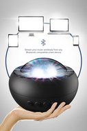 Sharper Image SBT606 Bluetooth Floating Party Speaker, Completely Waterproof With Responsive LED Lights That Move... N3