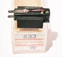 PHONOGRAPH NEEDLE CARTRIDGE ASTATIC 633D FOR ROSS RECORD PLAYERS