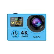 TONSEE Sport Camera H3 Ultra 4K HD 2.0 Inch Screen Action Camera Waterproof 30m, Blue N6