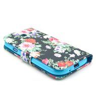 Galaxy S5 Case, Firefish Book-style Flip PU Leather Wallet [Kickstand] [Magnetic Closure] [Card Slots] [Scratch... N75