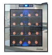 Vinotemp VNTVT-28TSBM 28-Bottle Mirrored Thermoelectric Wine Cooler N7