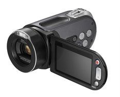 Samsung HMX-H104 HD SSD Flash Memory Camcorder with 16 GB Memory and 10x Optical Zoom N6