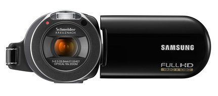 Samsung HMX-H104 HD SSD Flash Memory Camcorder with 16 GB Memory and 10x Optical Zoom N7