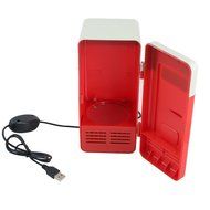 Zorvo Mini USB Fridge Cooler Beverage Drink Cans Cooler/Warmer Refrigerator Laptop PC N5
