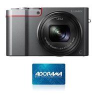 Panasonic Lumix DMC-ZS100 Digital Camera, Silver - Bundle w/$50 Adorama GC