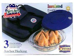 Insulated Casserole Carrier Food Carrier Anchor Hocking 2 Qt.